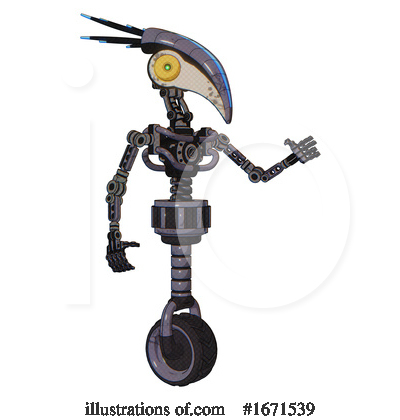 Royalty-Free (RF) Robot Clipart Illustration by Leo Blanchette - Stock Sample #1671539