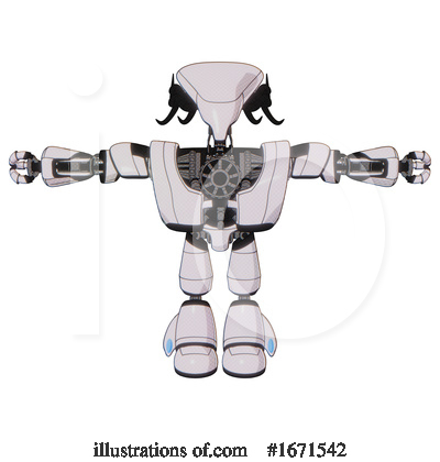 Royalty-Free (RF) Robot Clipart Illustration by Leo Blanchette - Stock Sample #1671542