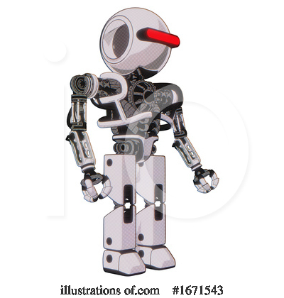 Royalty-Free (RF) Robot Clipart Illustration by Leo Blanchette - Stock Sample #1671543