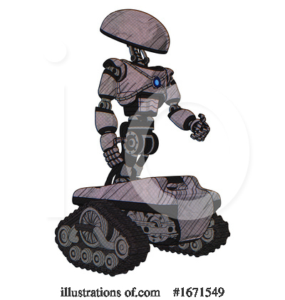 Royalty-Free (RF) Robot Clipart Illustration by Leo Blanchette - Stock Sample #1671549