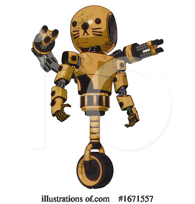 Royalty-Free (RF) Robot Clipart Illustration by Leo Blanchette - Stock Sample #1671557
