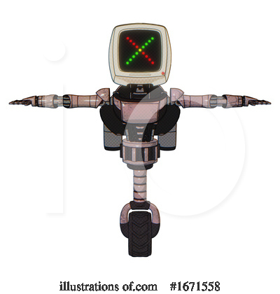 Royalty-Free (RF) Robot Clipart Illustration by Leo Blanchette - Stock Sample #1671558