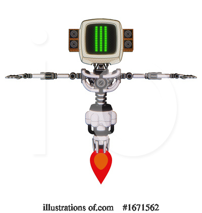 Royalty-Free (RF) Robot Clipart Illustration by Leo Blanchette - Stock Sample #1671562