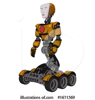 Royalty-Free (RF) Robot Clipart Illustration by Leo Blanchette - Stock Sample #1671569