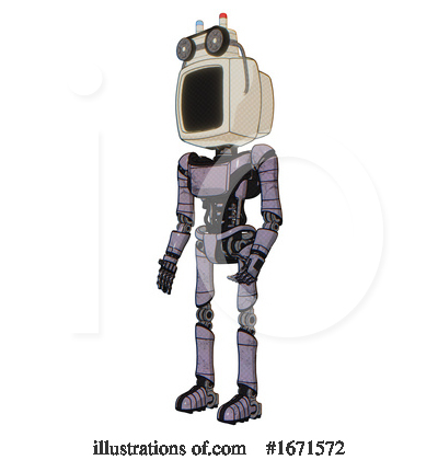 Royalty-Free (RF) Robot Clipart Illustration by Leo Blanchette - Stock Sample #1671572