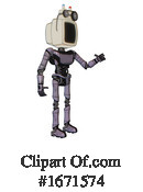 Robot Clipart #1671574 by Leo Blanchette