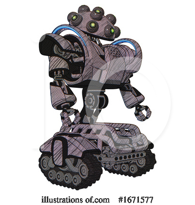 Royalty-Free (RF) Robot Clipart Illustration by Leo Blanchette - Stock Sample #1671577