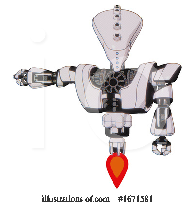 Royalty-Free (RF) Robot Clipart Illustration by Leo Blanchette - Stock Sample #1671581