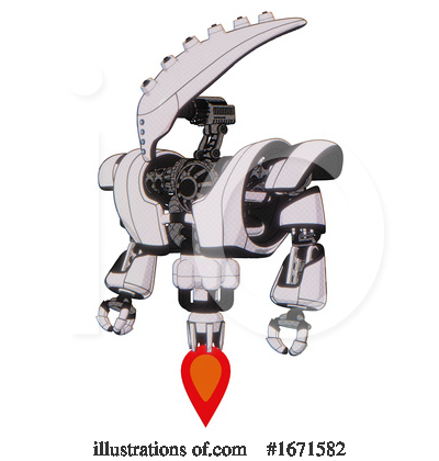 Royalty-Free (RF) Robot Clipart Illustration by Leo Blanchette - Stock Sample #1671582