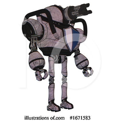 Royalty-Free (RF) Robot Clipart Illustration by Leo Blanchette - Stock Sample #1671583