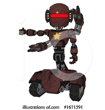 Royalty-Free (RF) Robot Clipart Illustration by Leo Blanchette - Stock Sample #1671591