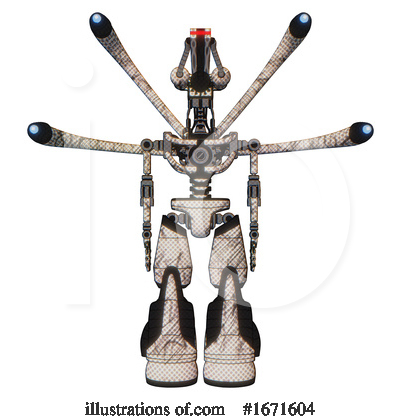 Royalty-Free (RF) Robot Clipart Illustration by Leo Blanchette - Stock Sample #1671604