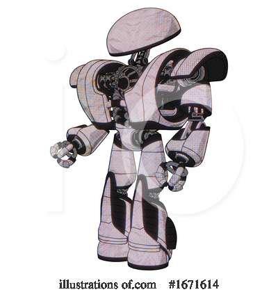 Royalty-Free (RF) Robot Clipart Illustration by Leo Blanchette - Stock Sample #1671614