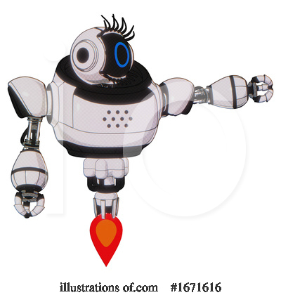 Royalty-Free (RF) Robot Clipart Illustration by Leo Blanchette - Stock Sample #1671616