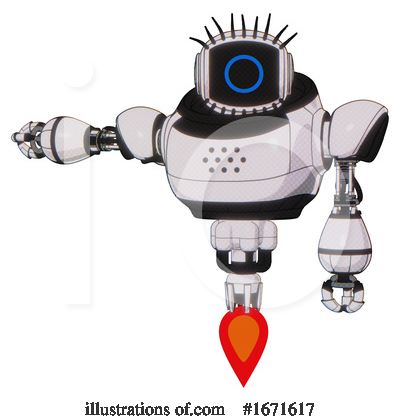 Royalty-Free (RF) Robot Clipart Illustration by Leo Blanchette - Stock Sample #1671617