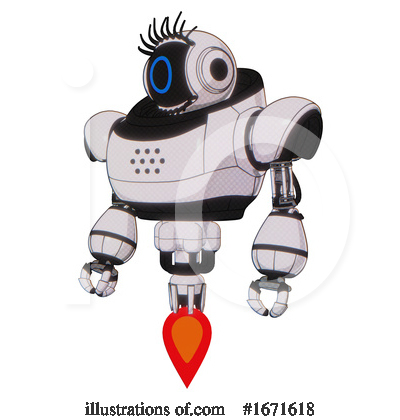 Royalty-Free (RF) Robot Clipart Illustration by Leo Blanchette - Stock Sample #1671618