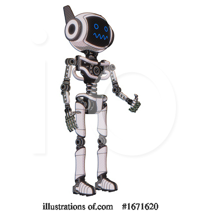Royalty-Free (RF) Robot Clipart Illustration by Leo Blanchette - Stock Sample #1671620