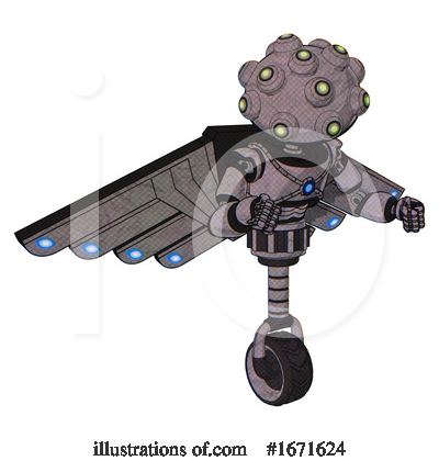 Royalty-Free (RF) Robot Clipart Illustration by Leo Blanchette - Stock Sample #1671624