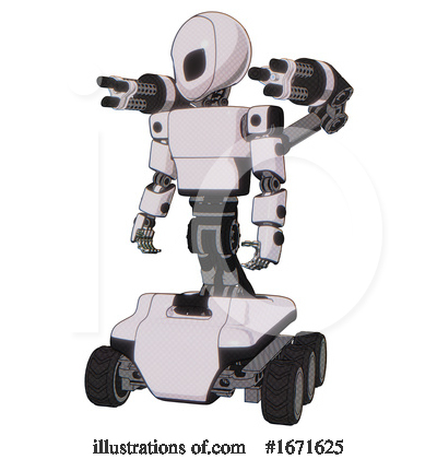 Royalty-Free (RF) Robot Clipart Illustration by Leo Blanchette - Stock Sample #1671625