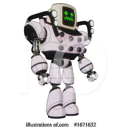 Royalty-Free (RF) Robot Clipart Illustration by Leo Blanchette - Stock Sample #1671632