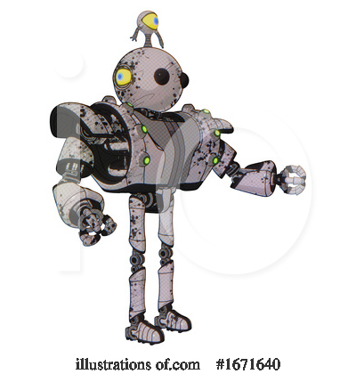 Royalty-Free (RF) Robot Clipart Illustration by Leo Blanchette - Stock Sample #1671640