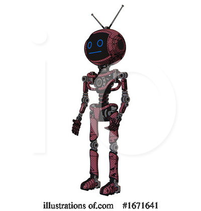 Royalty-Free (RF) Robot Clipart Illustration by Leo Blanchette - Stock Sample #1671641