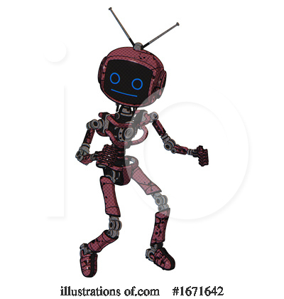 Royalty-Free (RF) Robot Clipart Illustration by Leo Blanchette - Stock Sample #1671642