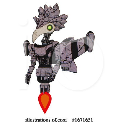 Royalty-Free (RF) Robot Clipart Illustration by Leo Blanchette - Stock Sample #1671651