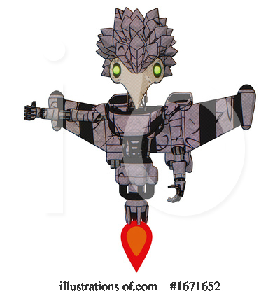 Royalty-Free (RF) Robot Clipart Illustration by Leo Blanchette - Stock Sample #1671652