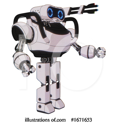 Royalty-Free (RF) Robot Clipart Illustration by Leo Blanchette - Stock Sample #1671653