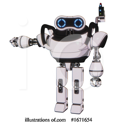 Royalty-Free (RF) Robot Clipart Illustration by Leo Blanchette - Stock Sample #1671654
