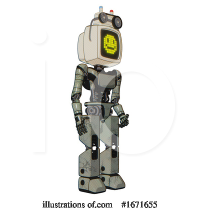Royalty-Free (RF) Robot Clipart Illustration by Leo Blanchette - Stock Sample #1671655