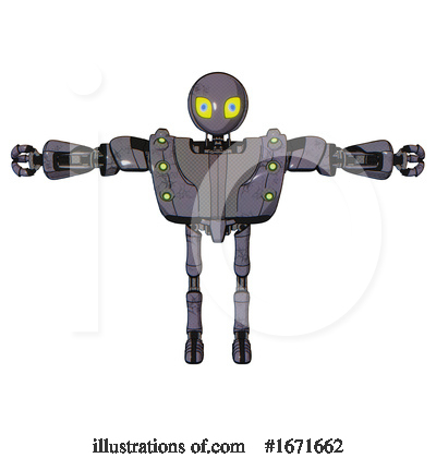 Royalty-Free (RF) Robot Clipart Illustration by Leo Blanchette - Stock Sample #1671662