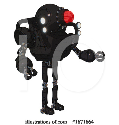 Royalty-Free (RF) Robot Clipart Illustration by Leo Blanchette - Stock Sample #1671664