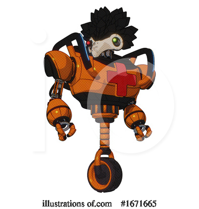 Royalty-Free (RF) Robot Clipart Illustration by Leo Blanchette - Stock Sample #1671665