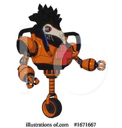 Royalty-Free (RF) Robot Clipart Illustration by Leo Blanchette - Stock Sample #1671667
