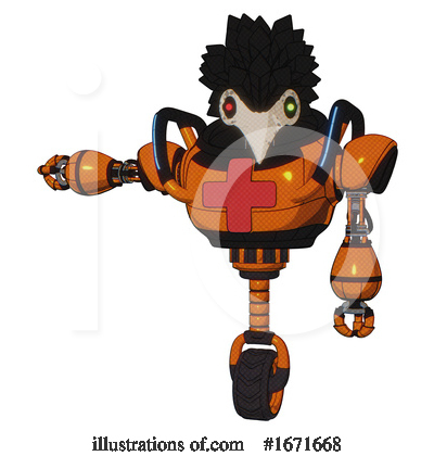 Royalty-Free (RF) Robot Clipart Illustration by Leo Blanchette - Stock Sample #1671668