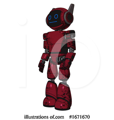 Royalty-Free (RF) Robot Clipart Illustration by Leo Blanchette - Stock Sample #1671670