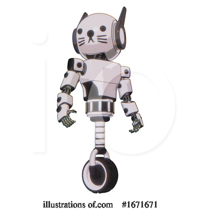 Royalty-Free (RF) Robot Clipart Illustration by Leo Blanchette - Stock Sample #1671671