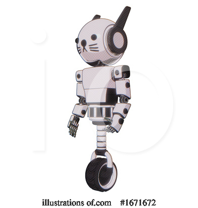 Royalty-Free (RF) Robot Clipart Illustration by Leo Blanchette - Stock Sample #1671672