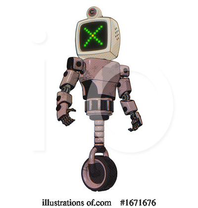 Royalty-Free (RF) Robot Clipart Illustration by Leo Blanchette - Stock Sample #1671676