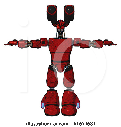 Royalty-Free (RF) Robot Clipart Illustration by Leo Blanchette - Stock Sample #1671681