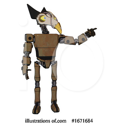 Royalty-Free (RF) Robot Clipart Illustration by Leo Blanchette - Stock Sample #1671684