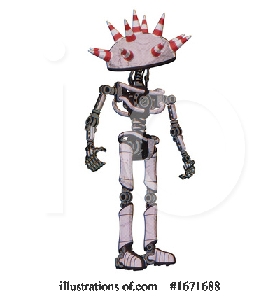 Royalty-Free (RF) Robot Clipart Illustration by Leo Blanchette - Stock Sample #1671688