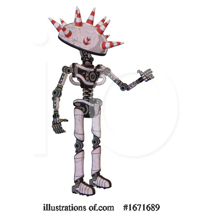 Royalty-Free (RF) Robot Clipart Illustration by Leo Blanchette - Stock Sample #1671689