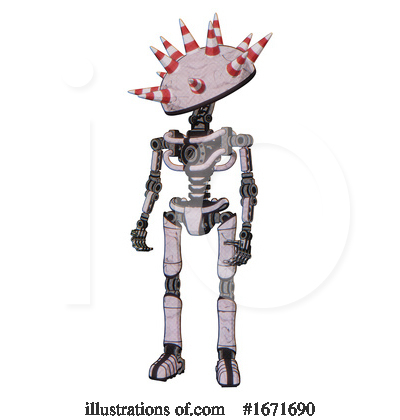 Royalty-Free (RF) Robot Clipart Illustration by Leo Blanchette - Stock Sample #1671690