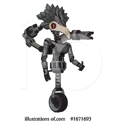 Royalty-Free (RF) Robot Clipart Illustration by Leo Blanchette - Stock Sample #1671693