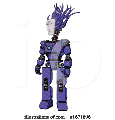 Royalty-Free (RF) Robot Clipart Illustration by Leo Blanchette - Stock Sample #1671696