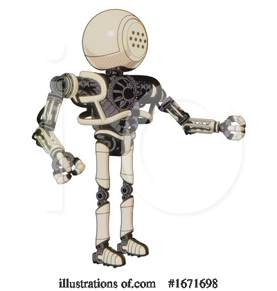 Royalty-Free (RF) Robot Clipart Illustration by Leo Blanchette - Stock Sample #1671698