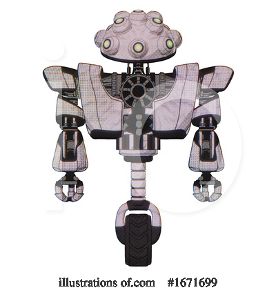 Royalty-Free (RF) Robot Clipart Illustration by Leo Blanchette - Stock Sample #1671699